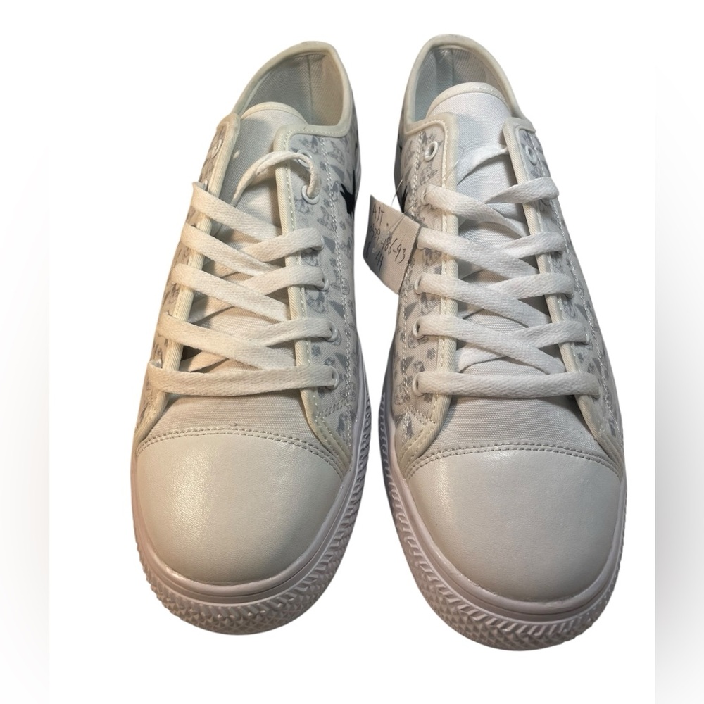 Corgi Mama Custom White Gray Corgi Pattern Sneakers Womens Size 10.5 New